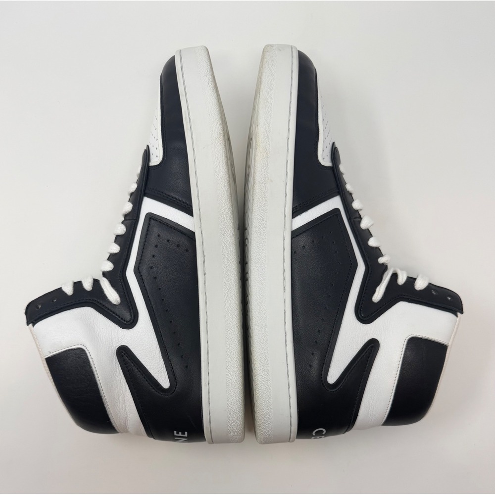 Celine CT-01 Z Trainer High Top White/Black Size 11 US 44 EU - Picture 4 of 8